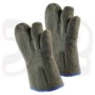 3-Finger-Handschuh, Länge 300 mm, Hitzeschutz bis 650°C, Daumen seitlich, beidseitig nutzbar, Gr. 10